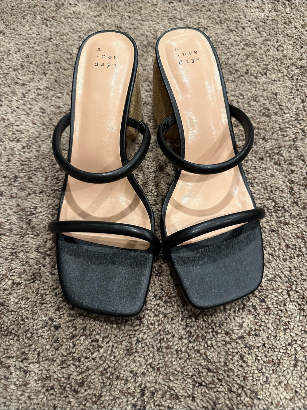 A New Day Double Strap Wedge Heel
